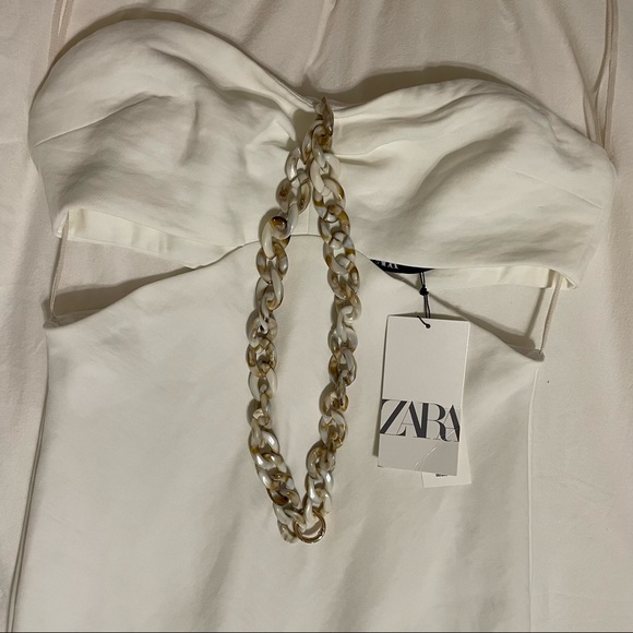 ZARA CUT OUT CHAIN DRESS - Picture 3 of 11